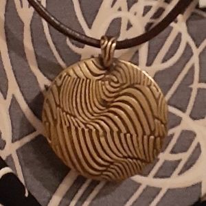 Chico necklace, bronze